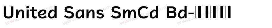 United Sans SmCd Bd字体转换